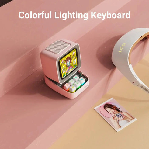 Divoom™ Retro Pixel Art Wireless Bluetooth Speaker